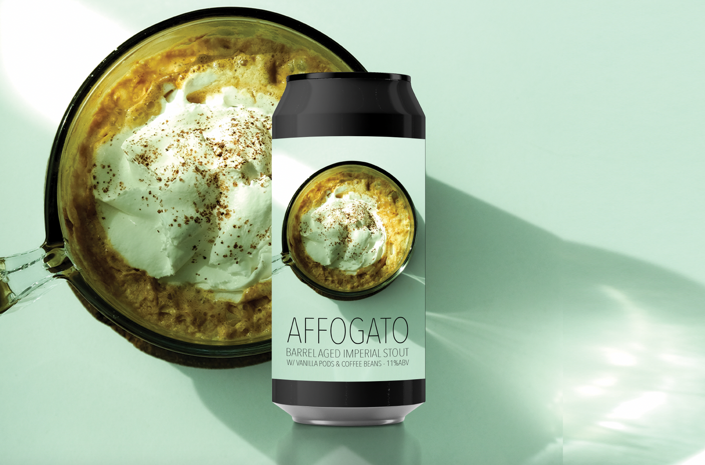 AFFOGATO - BA IMPERIAL STOUT W/ COFFEE BEANS & VANILLA PODS 11%ABV