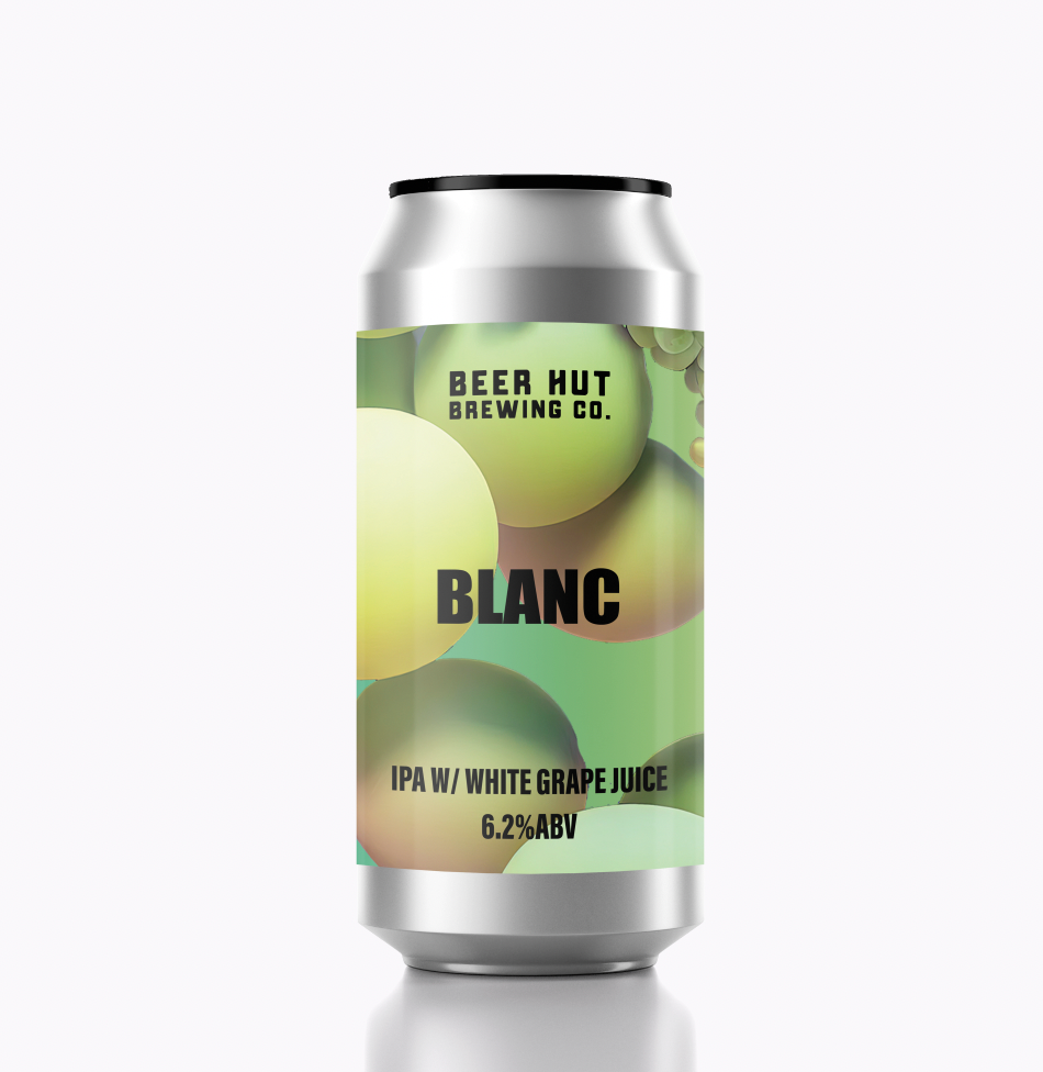 Beer Hut BLANC - IPA W WHITE GRAPE JUICE - 6.2%ABV - Beer Hut Brewing Company