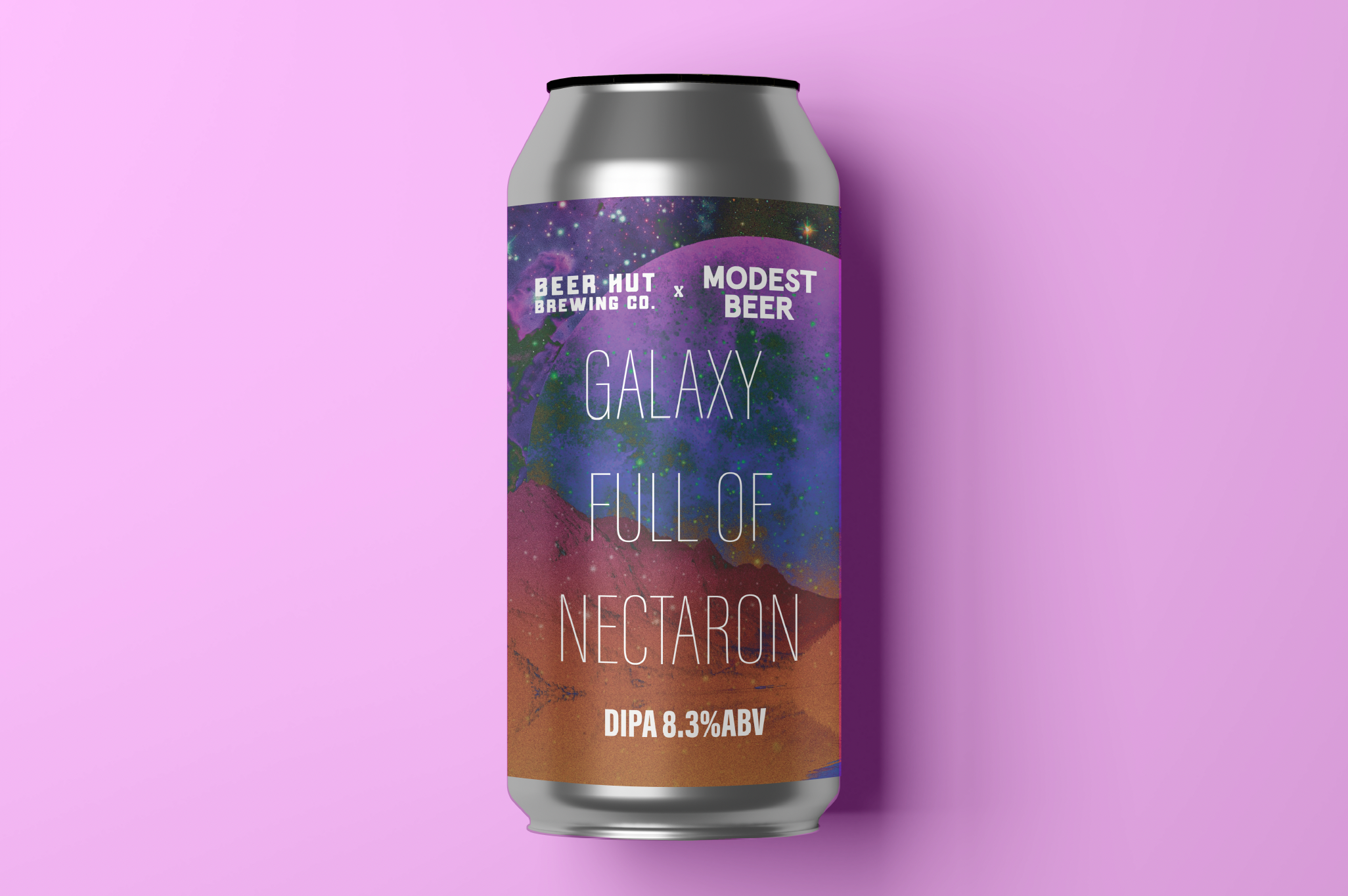 BEER HUT X MODEST COLLAB  GALAXY FULL OF NECTARON  8.3%ABV - Beer Hut Brewing Company