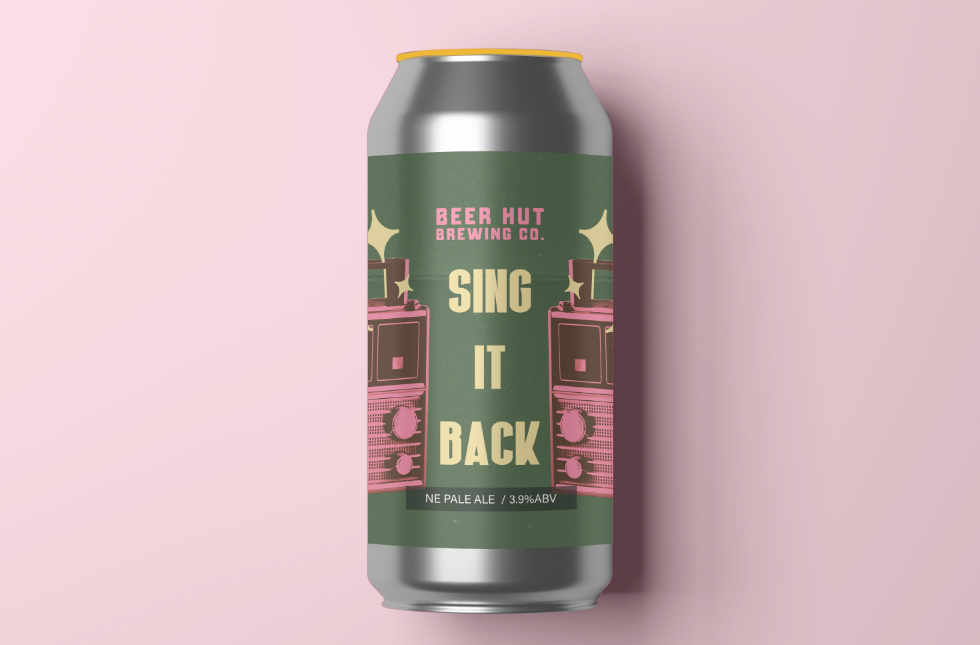 Beer Hut SING IT BACK  NE PALE ALE  3.9%ABV - Beer Hut Brewing Company