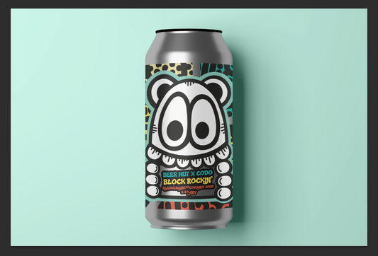 BLOCK ROCKIN' / BLACKCURRANT & COCONUT SOUR / 5.6%ABV  / CODO COLLAB